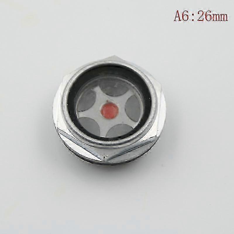 16mm-48mm αρσενικό κοχλιοτομημένο γυαλί TY επιπέδων πετρελαίου αεροσυμπιεστών μετάλλων