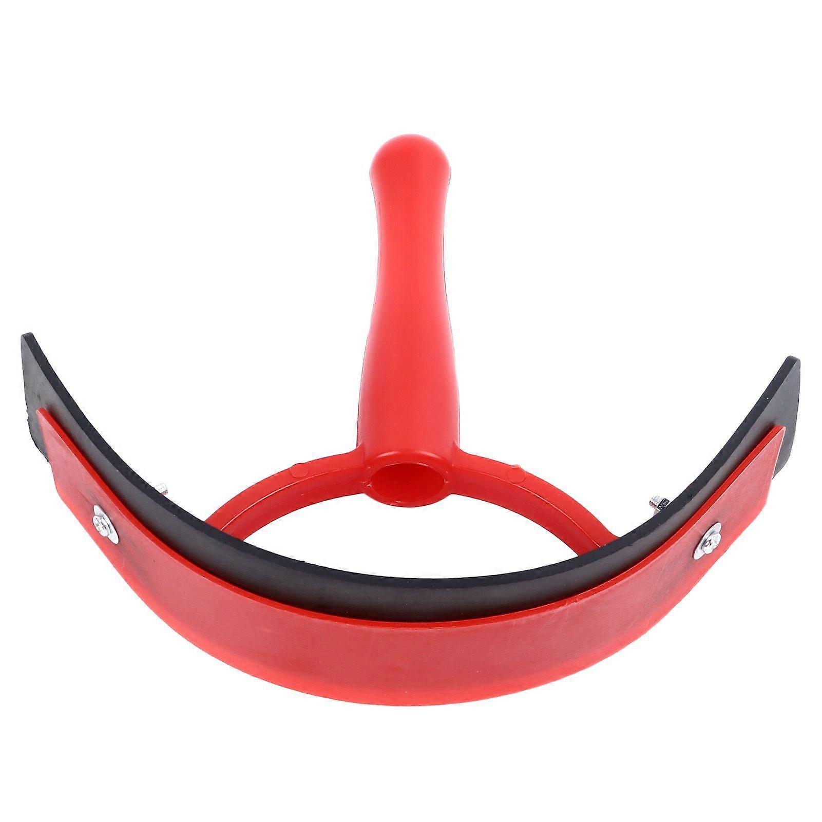 Horse Sweat Scraper Professional Efficient Comfortable To Hold Horse Bathing Water Scraper for Horse Supplies Red