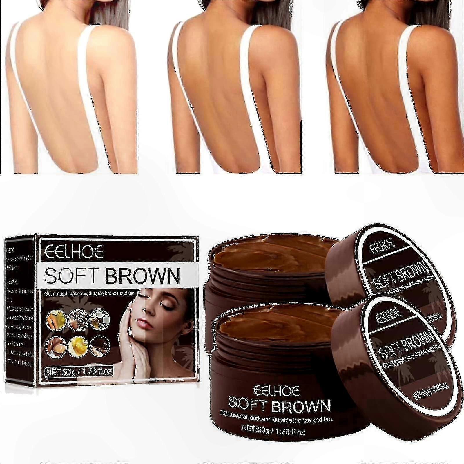 Radiant Glow Intensive Tanning Gel with Accelerator, Luxe Formula for Soft Brown Sunless Tan