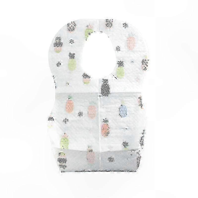 Soft Absorbent Disposable Bibs for Infants with Thickened Saliva