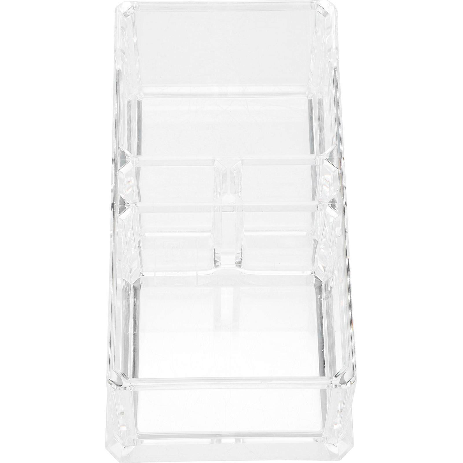 Tea Bag Storage Box for Storage Transparent Acrylic Organizer Compartment