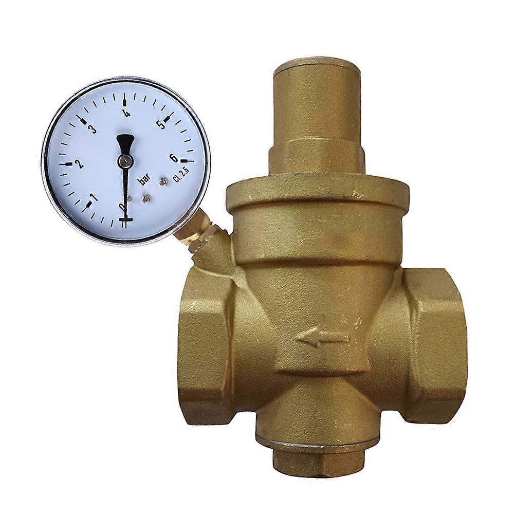 Pump Pressure Gauge Durable Round Face for Engineers Measures Water White Air Compressor Accessories 1Pack
