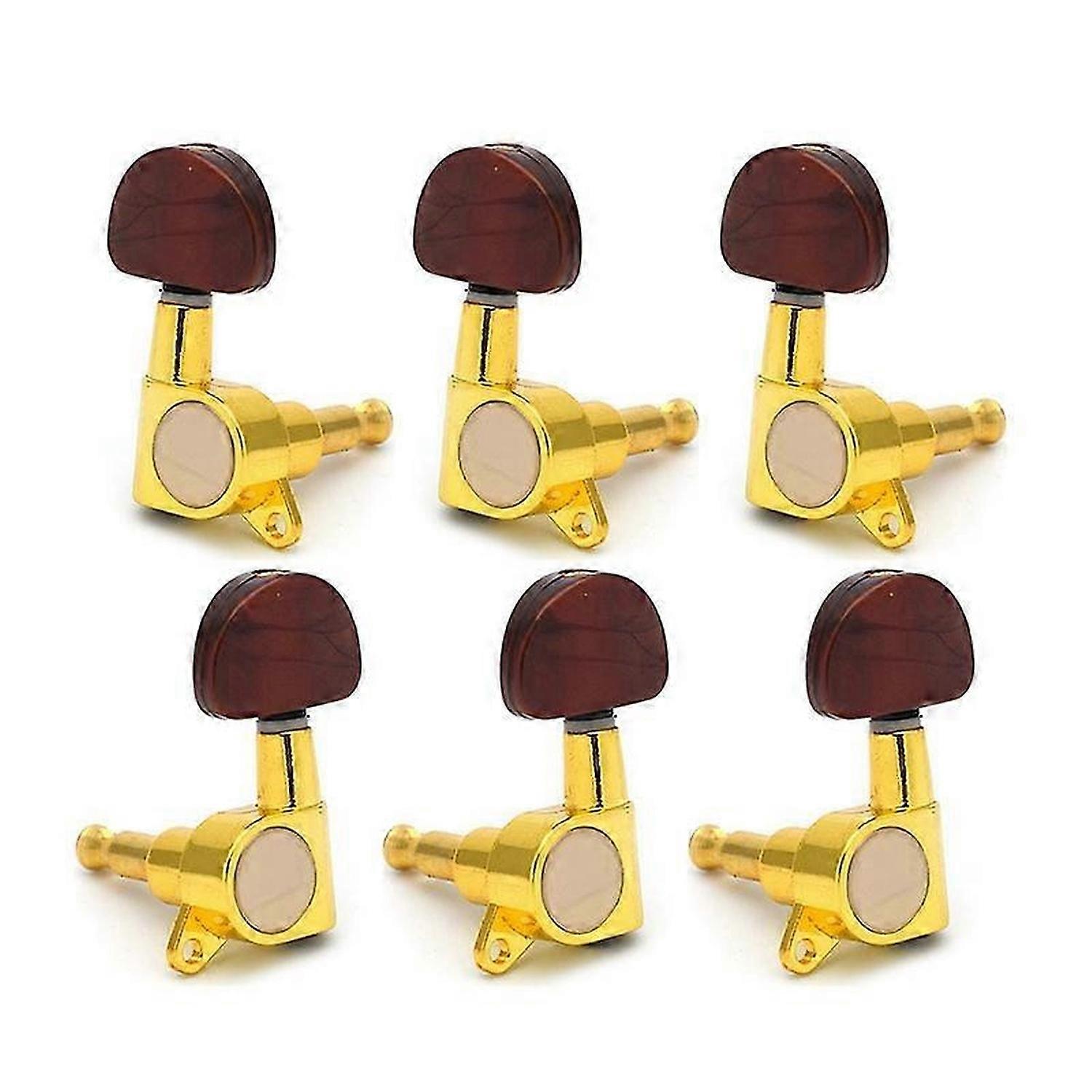 Guitar Locked String Tuners Tuning Peg Key Machine Heads Semicircle Button for Acoustic Electric Gui