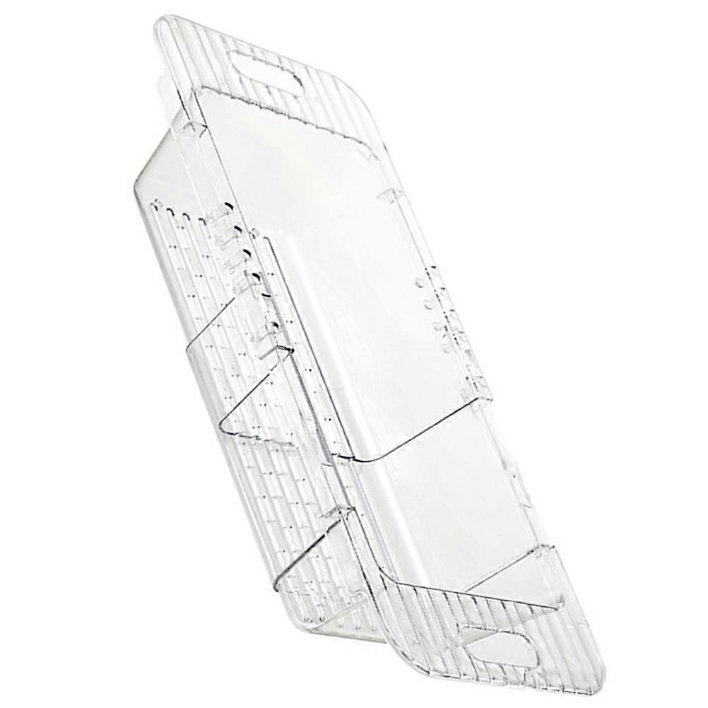 Retractable Plastic Draining Basket for Kitchen Sink Drain Rack Transparent Material with Water Draining Function 1Set