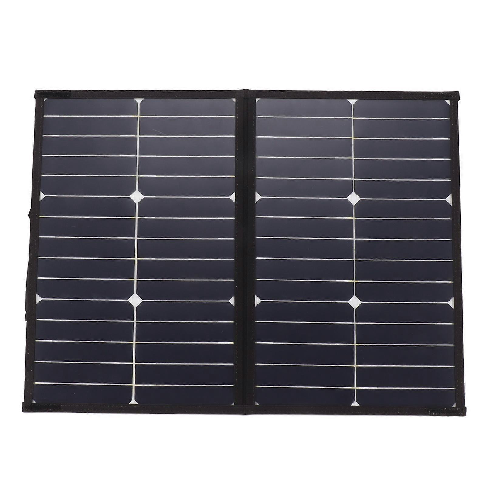 42W 16V Foldable Solar Panel with 30A Controller, 55x42x3cm Waterproof