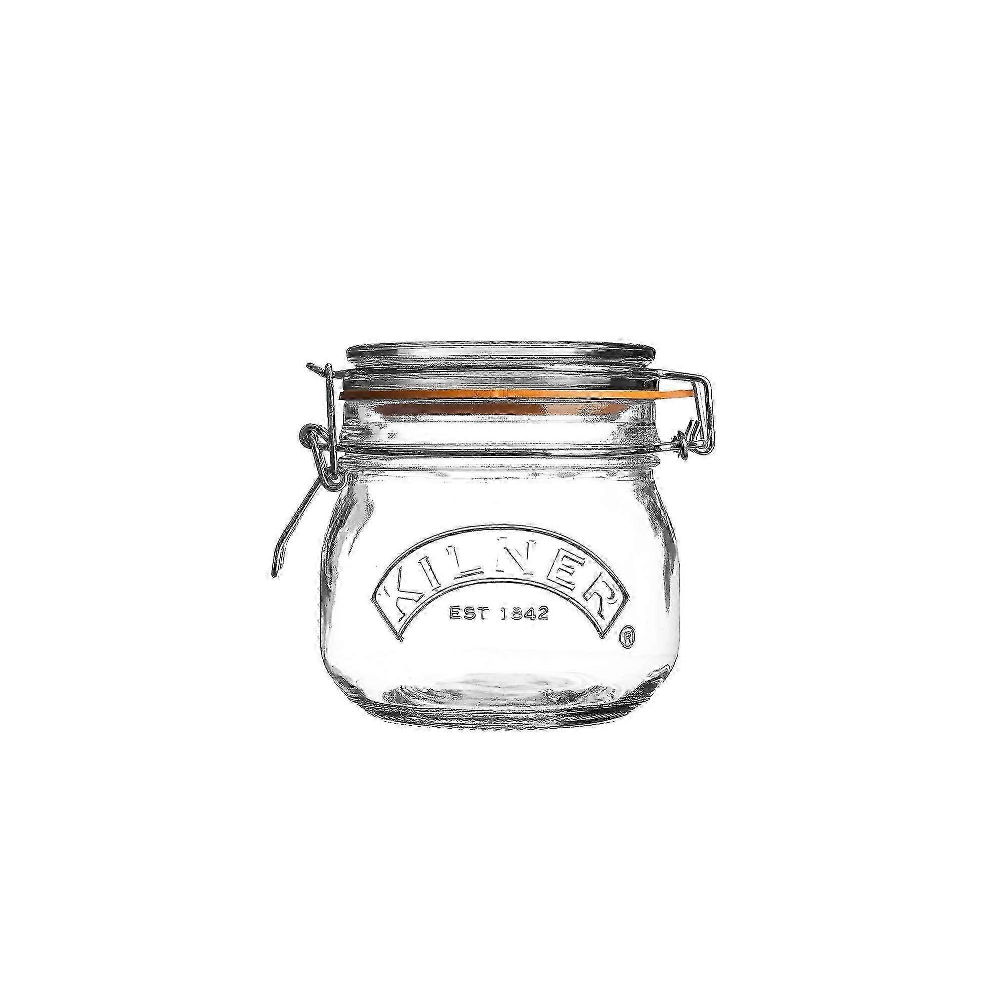Round Swing Top Glass Jar | 17 OZ