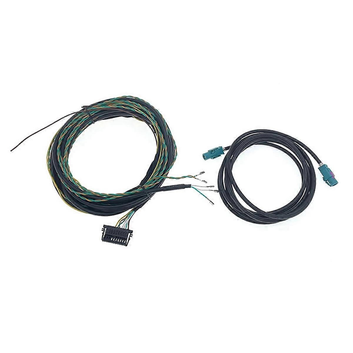 Reverse Backup Camera Retrofit Cable Wiring for 