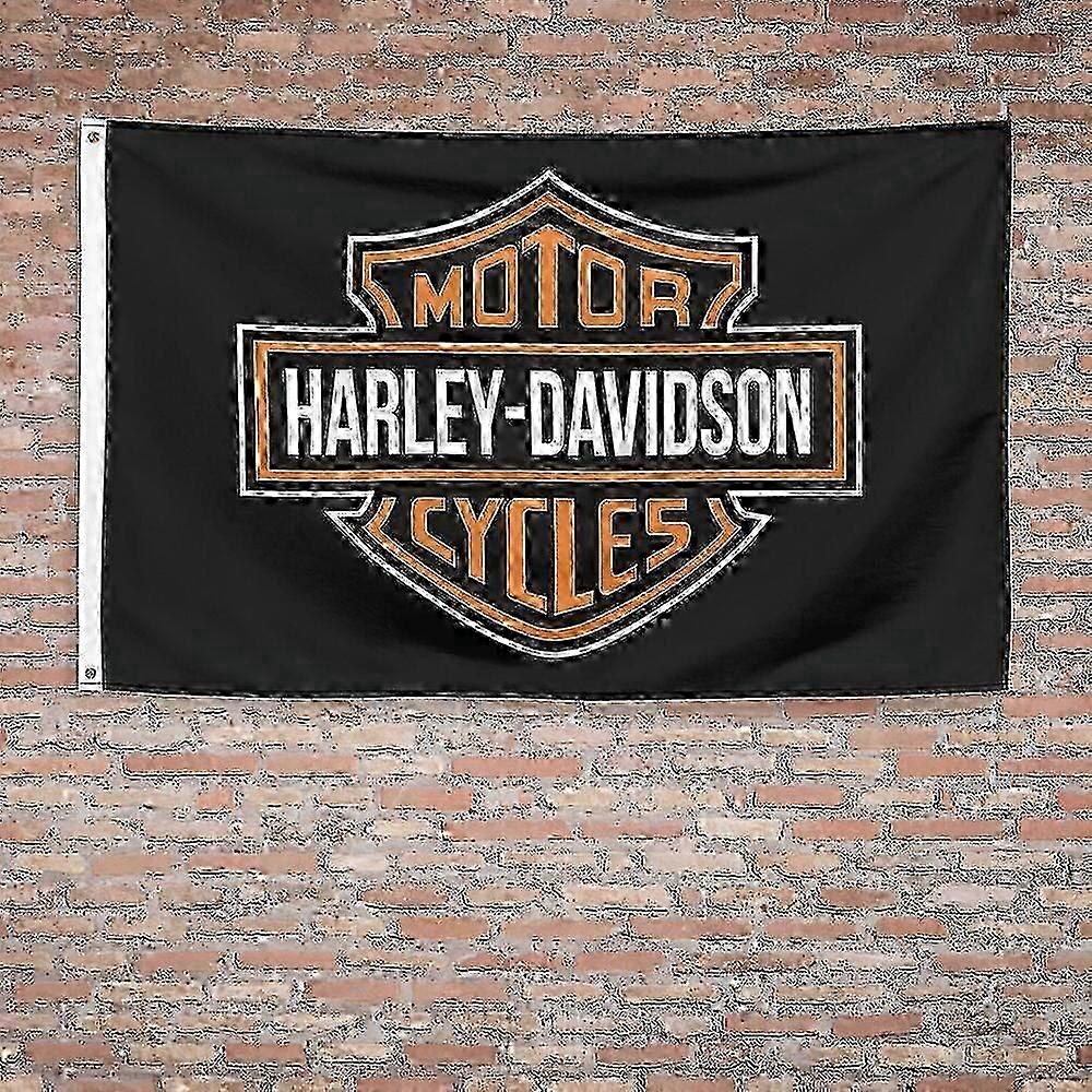 Flag Banner for Harley Davidson Enthusiasts 3x5 ft