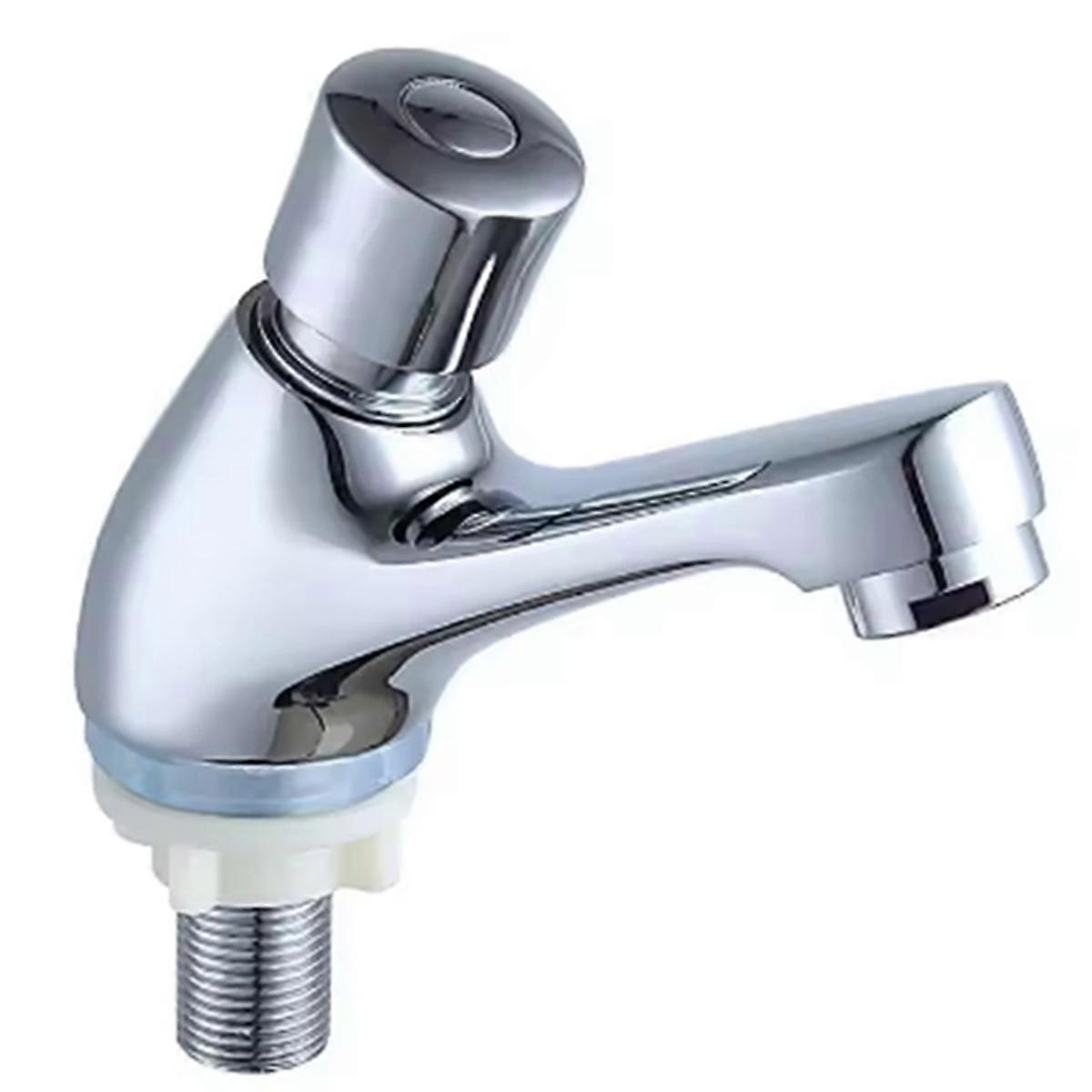 Delay Basin Faucet Deck Mounted Single Cold Basin Sink Mixer Tap Quality High Delay Bathroom Basin S