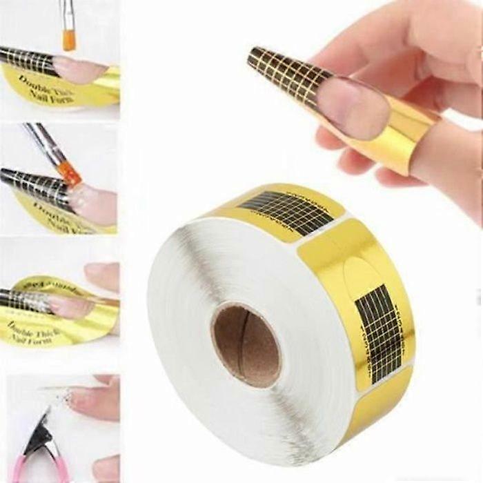 False nails - Unspecified - 500Pcs - Adhesive template - Nail art stickers - Manicure tools