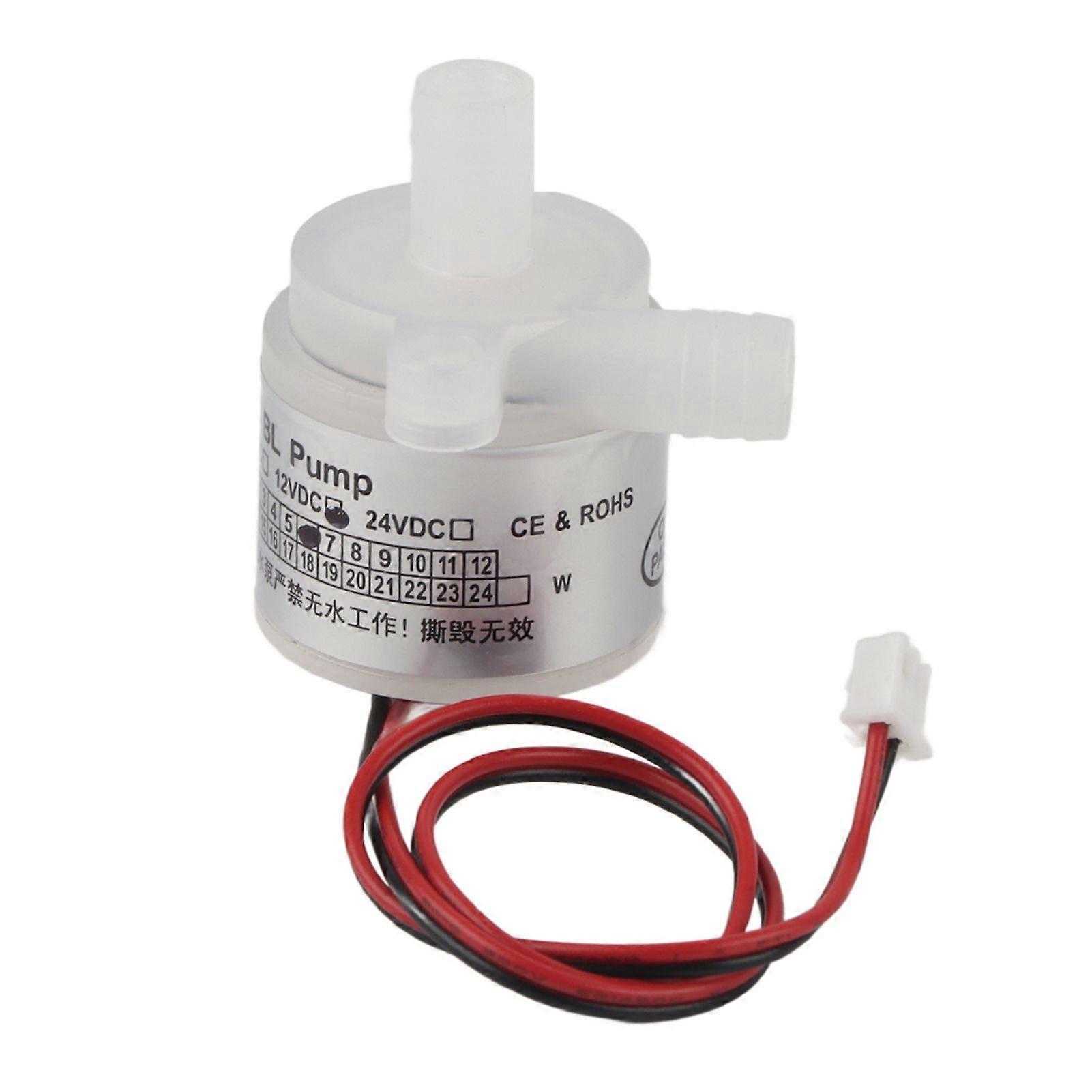 1 Pcs White Mini Food Grade Brushless Water Pump 12V DC 6W for Medical Instruments