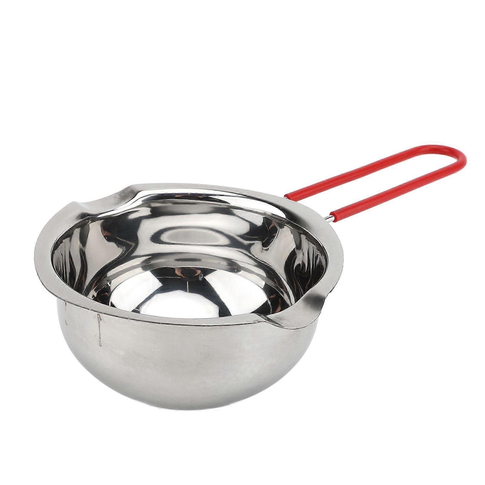 500ml Chocolate Melting Pot 304 Stainless Steel Versatile Melting Pot for Candy Cheese Butter Candle Making