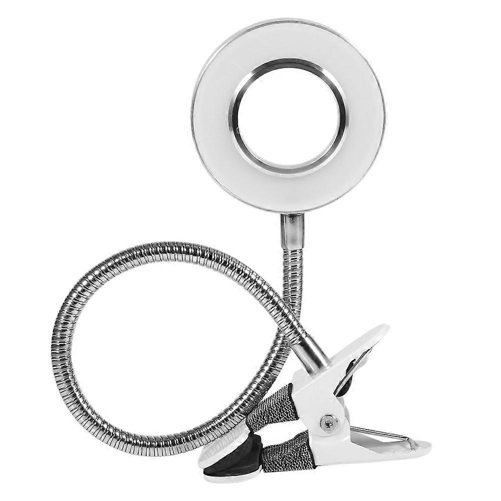 Clip on Light Desk Lamp, 360 Degree Flexible Gooseneck, USB Powered, Cold LED, Tattoo Eyebrow Lamp