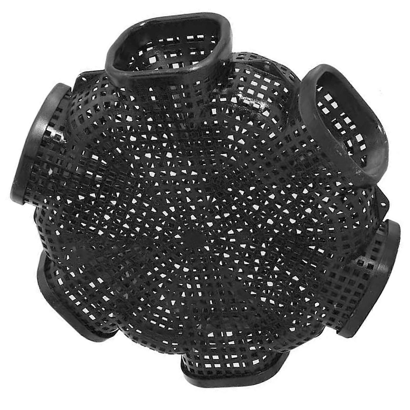 Fishing Trap Cage Plastic Crawfish Trap for Storage Compact Black Mesh