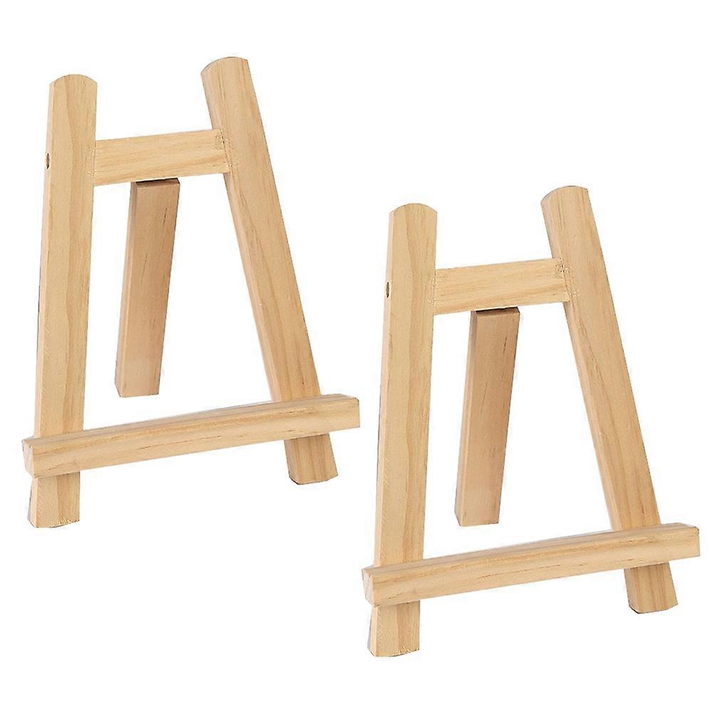 Wooden Desk Calendar Display Stand for Phone Holder 4Pcs Useful Set