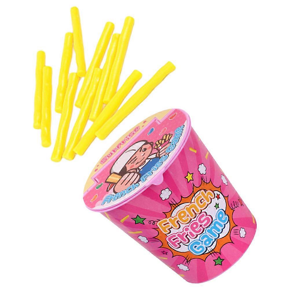 French Fries Interaction Toy for Playing 4Pcs Plastic Assorted
