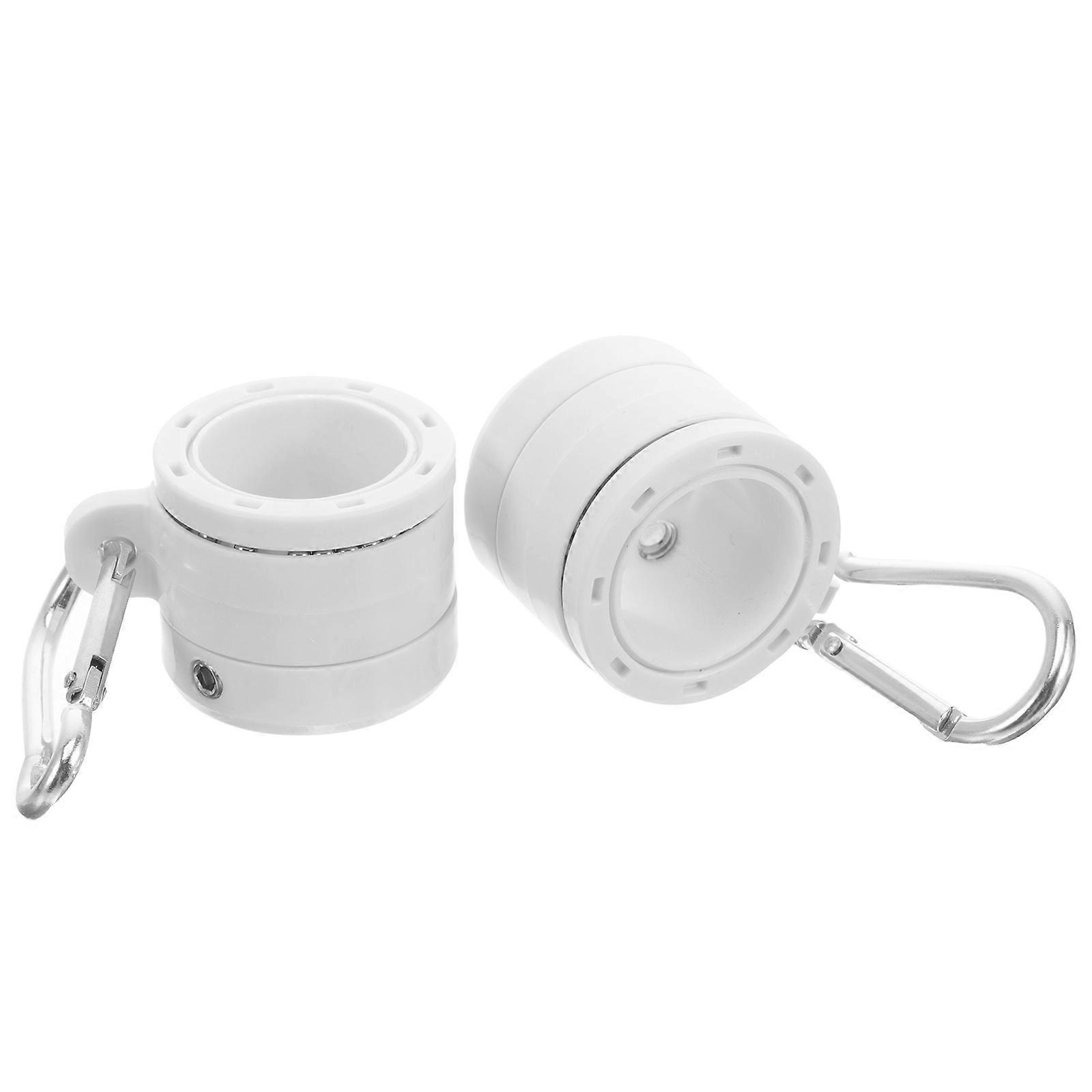 Rotating Flag Pole Rings Mounting Rings with Clip 4Sets for Flagpole