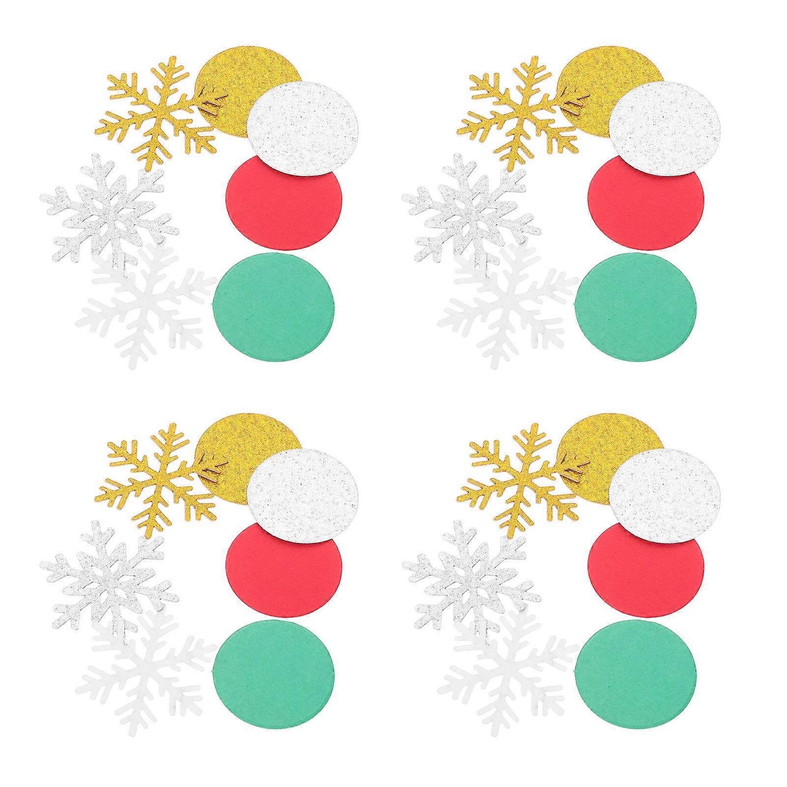 Christmas Snowflake Confetti Paper for Table Scatter 900Pcs