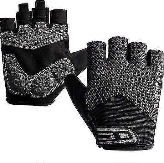 قفازات ركوب الدراجات الناعمة المريحة نصف الإصبع للرجال