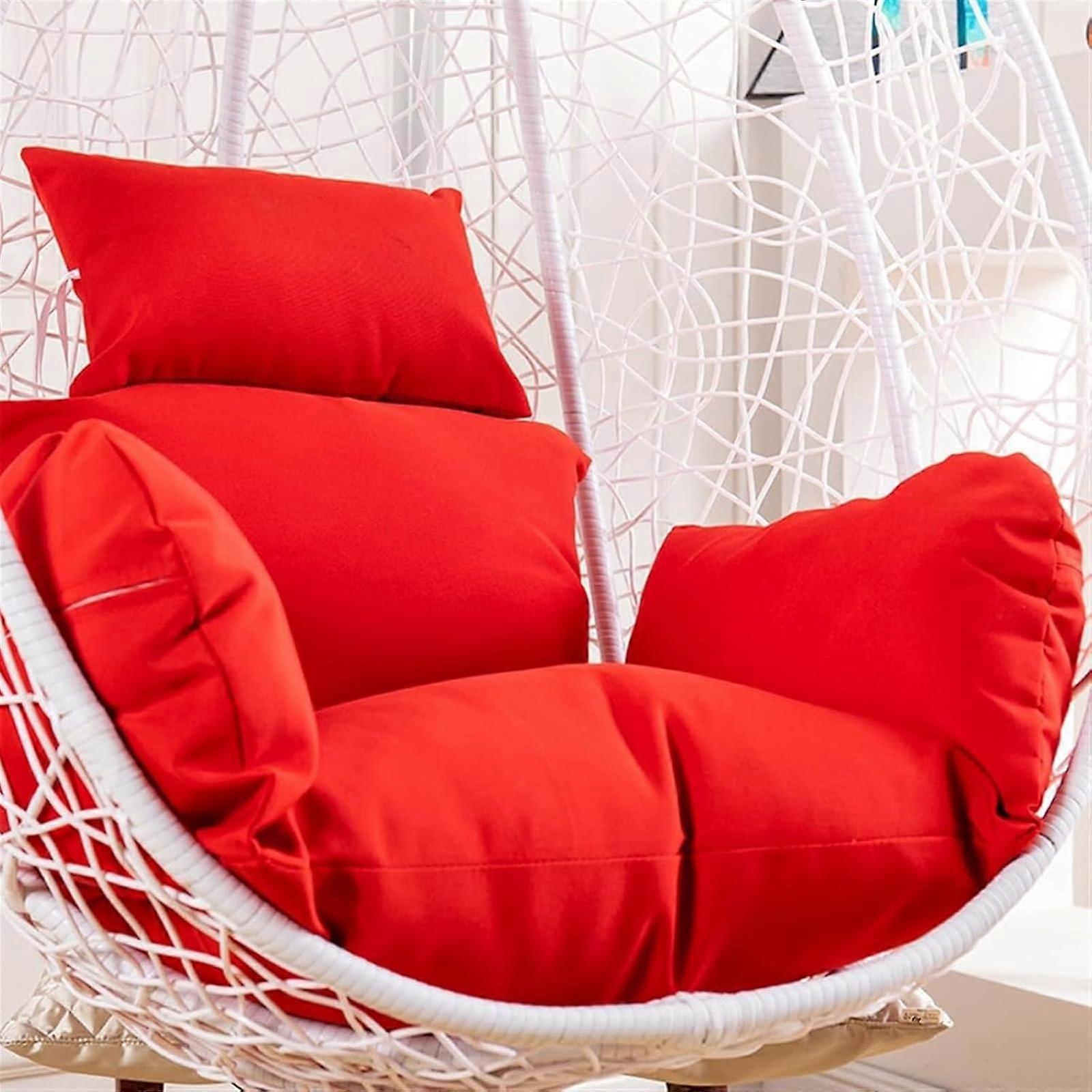 Hanging Egg Chair Cushion Cover Waterproof Indoor Replacement With Zipper Single Seat No Filling Model A