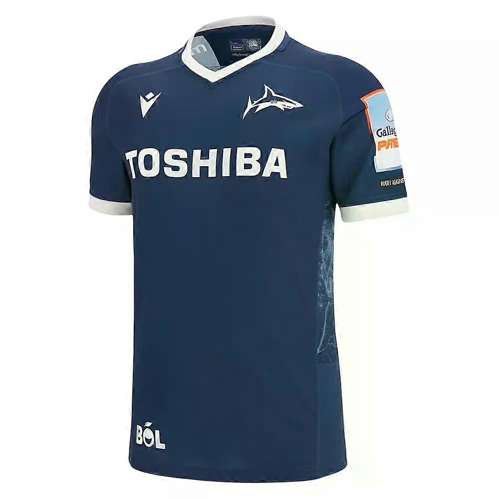 2025-2026 Sale Sharks Home Poly Rugby Shirt