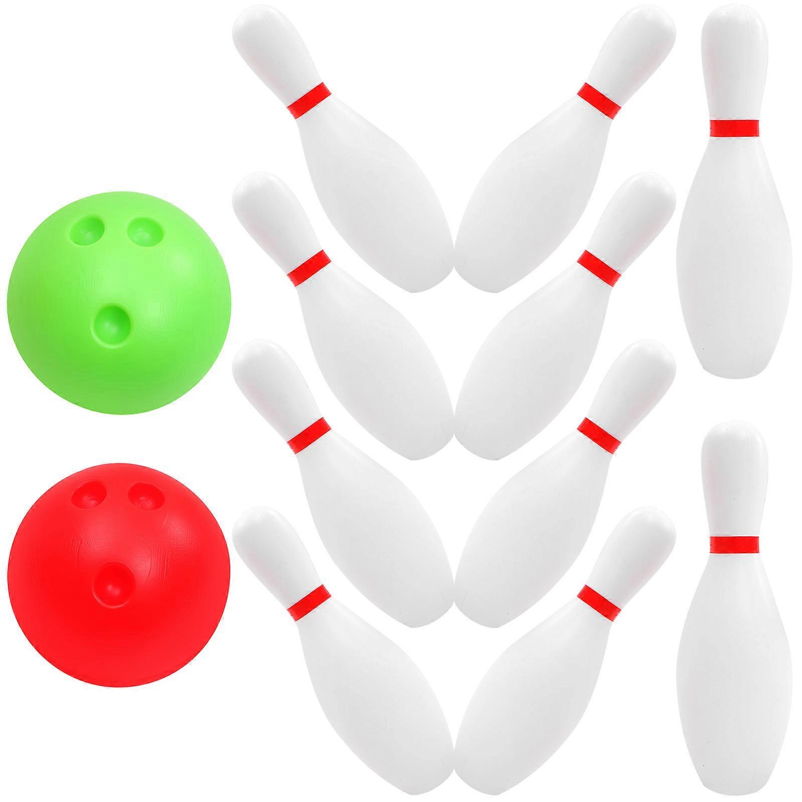 PVC Bowling Ball Toy for Kids Educational Bowling Game 1Set