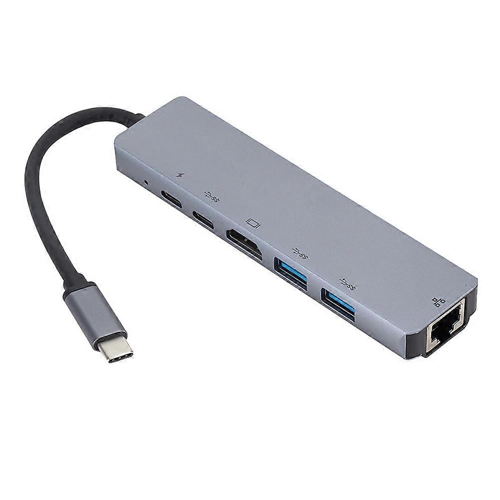 Type C to Gigabit Ethernet Adapter for Pd Charging 2Pcs USB Hub