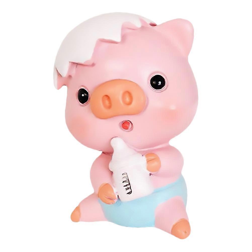Cute Pig Design Cake Ornament For Home Baking And Special Occasions Like Carnival With 6x4.5cm Size 1Pack