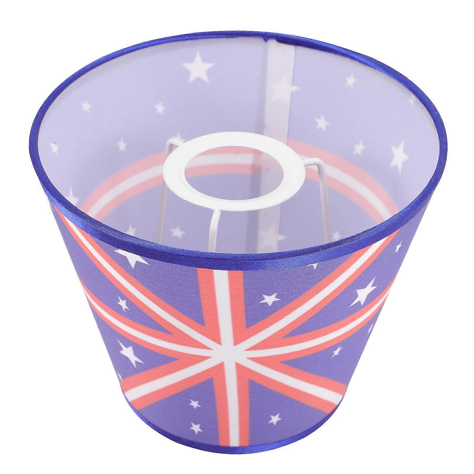 Chandelier Lamp Shade Fabric Lamp Cover for Decor 2Pcs Red