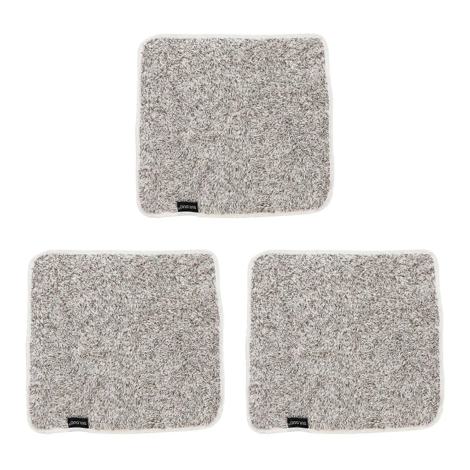 Shower Towels Grey Face Washing Towels for Bathing 9Pcs Set