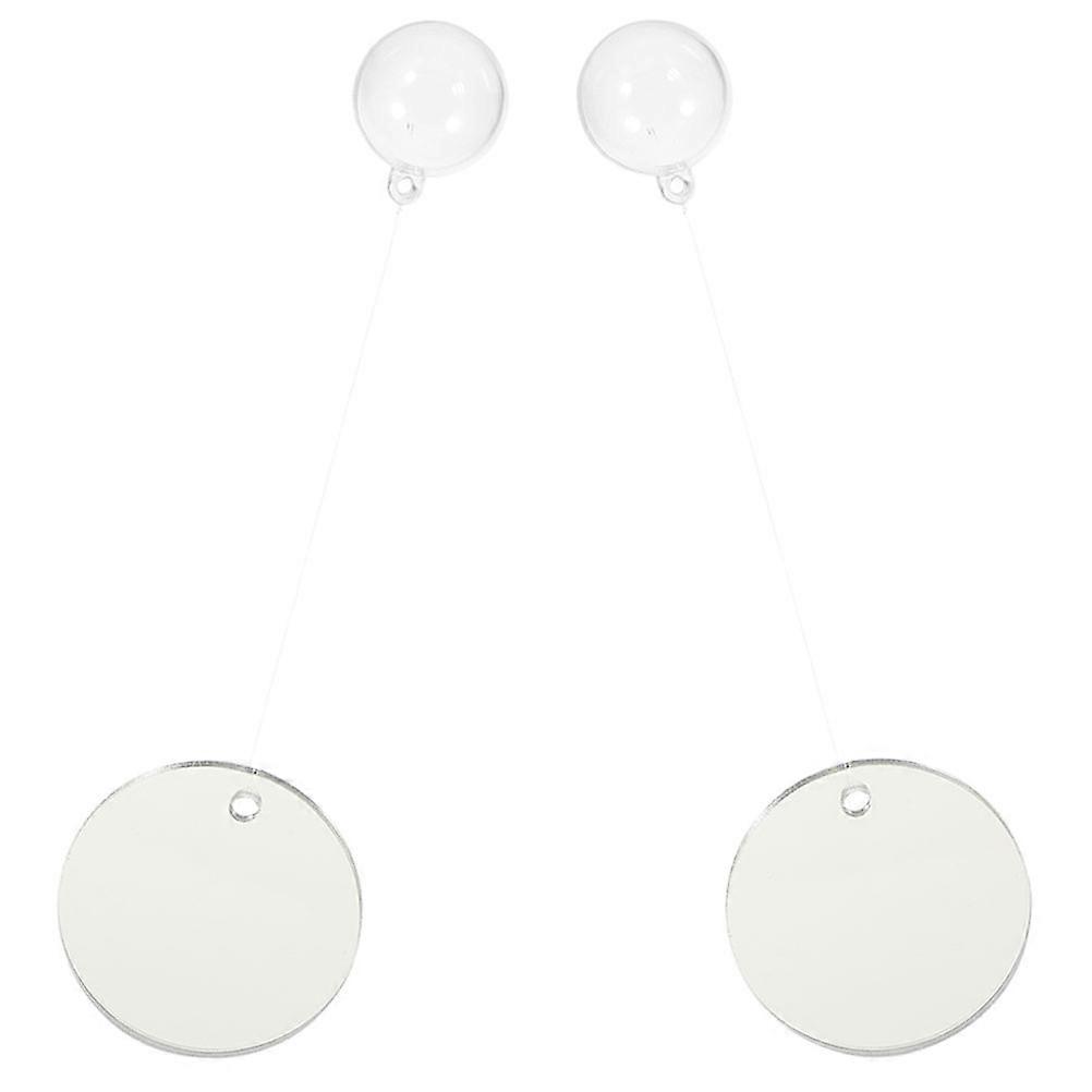 Fish Tank Mirror Acrylic Floating Betta Mirror for Aquarium 8Sets