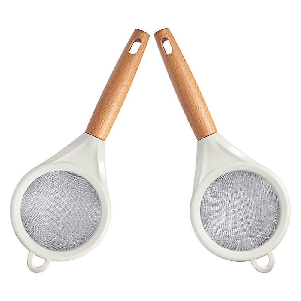 Kitchen Strainer Spoon Mesh Filtering Ladle 4Pcs for Home Use