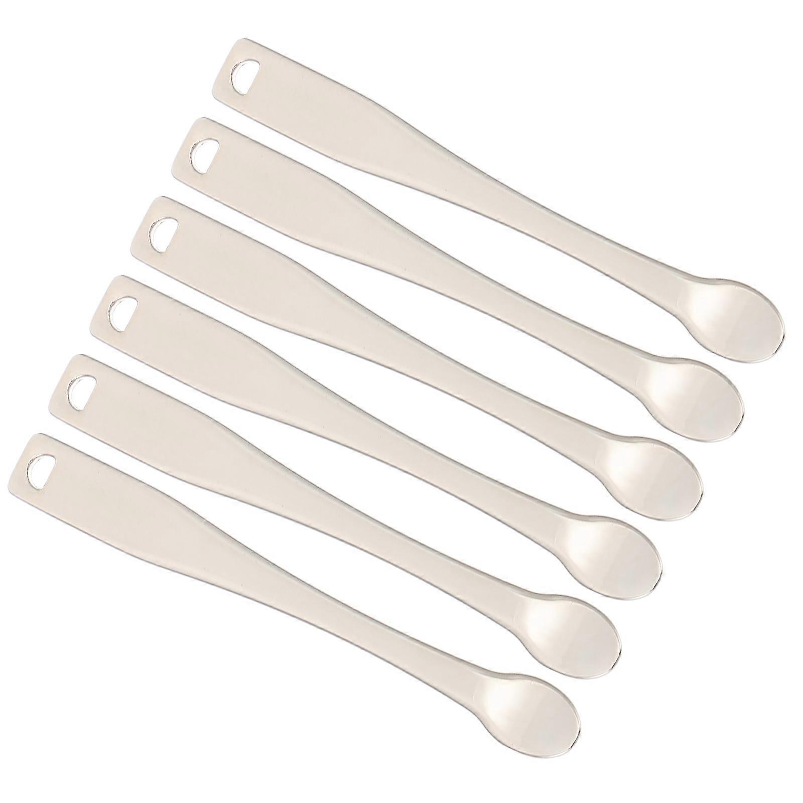 Mask Applicator Spoon Metal Cosmetic Spoon Tools for Packaging 12Pcs