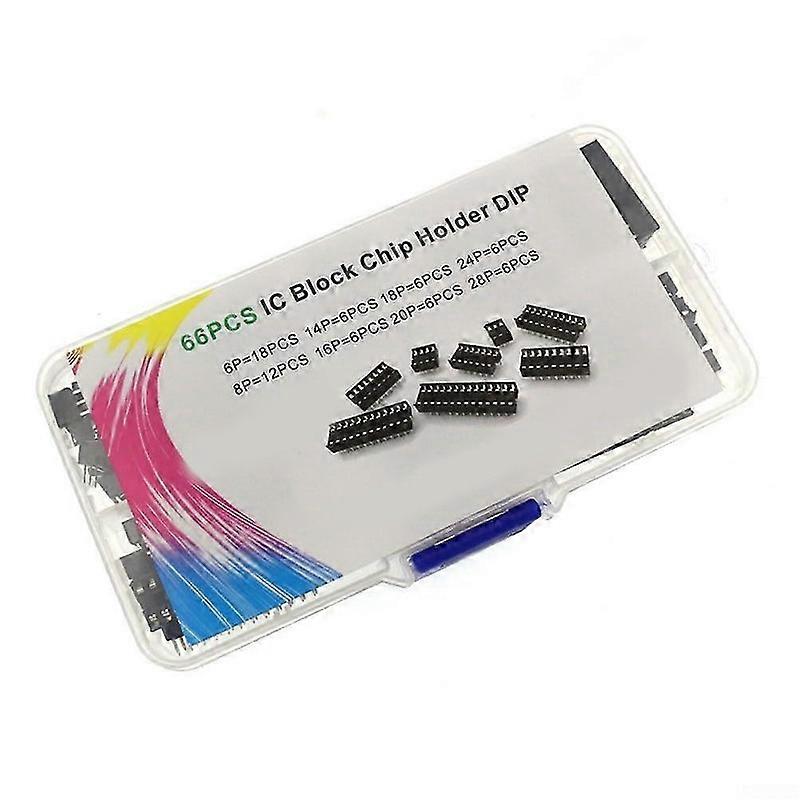 Efficient IC chip management, 66piece chip holder set for easy use