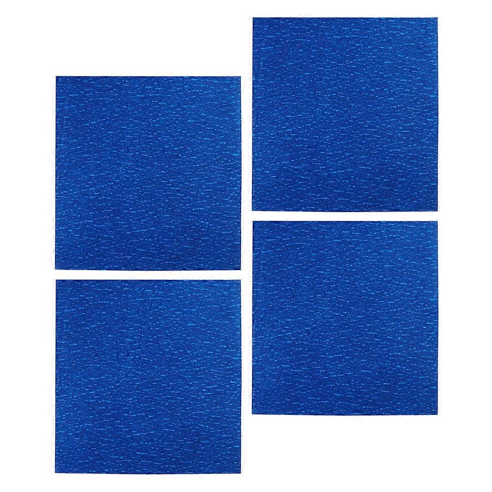 3D Printer Heat Bed Adhesive Sticker Sheets for 3D Printing 4Pcs Dark Blue