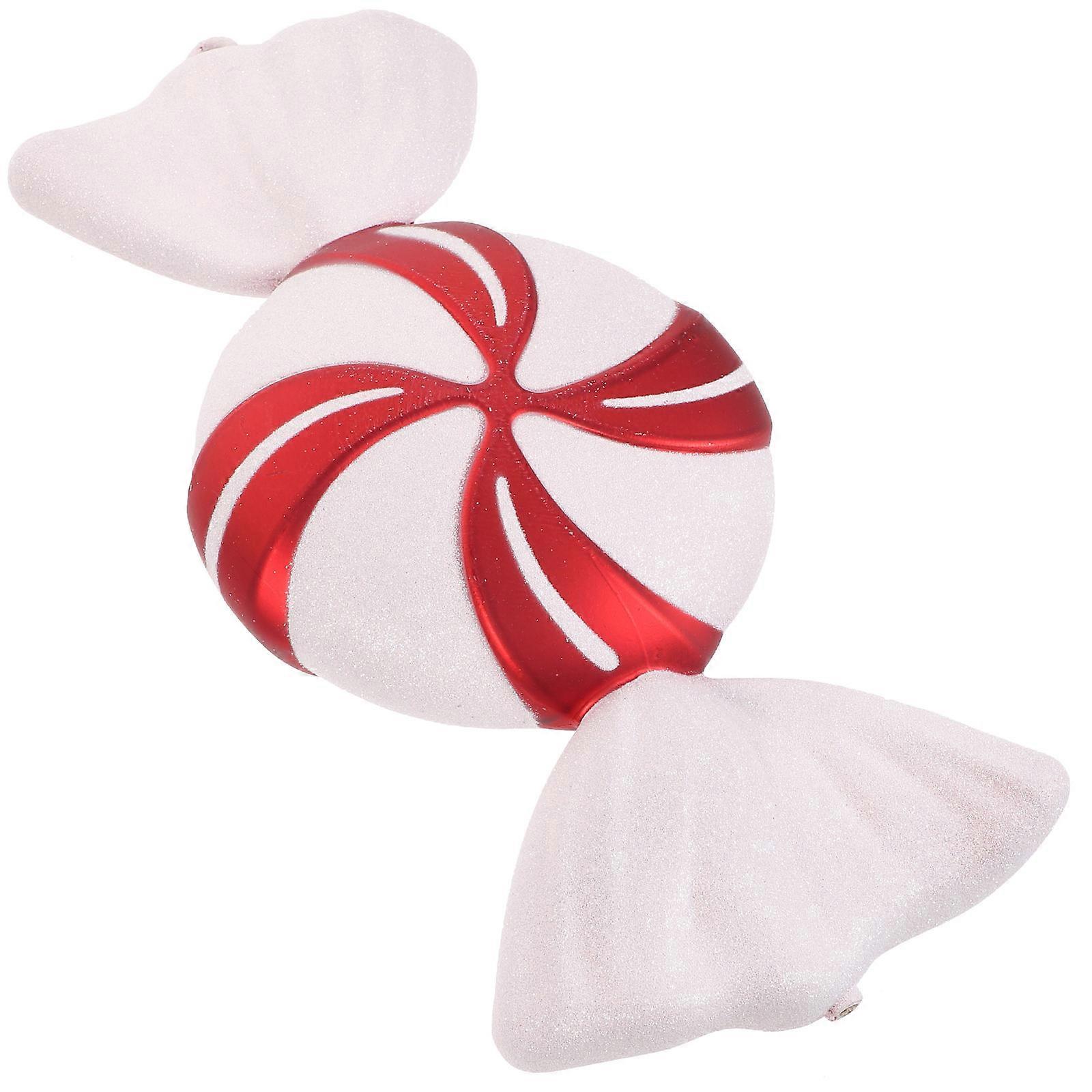 Joulukuusen riippuva koriste, punainen karkkiriipus kotiin, 1 kpl koriste