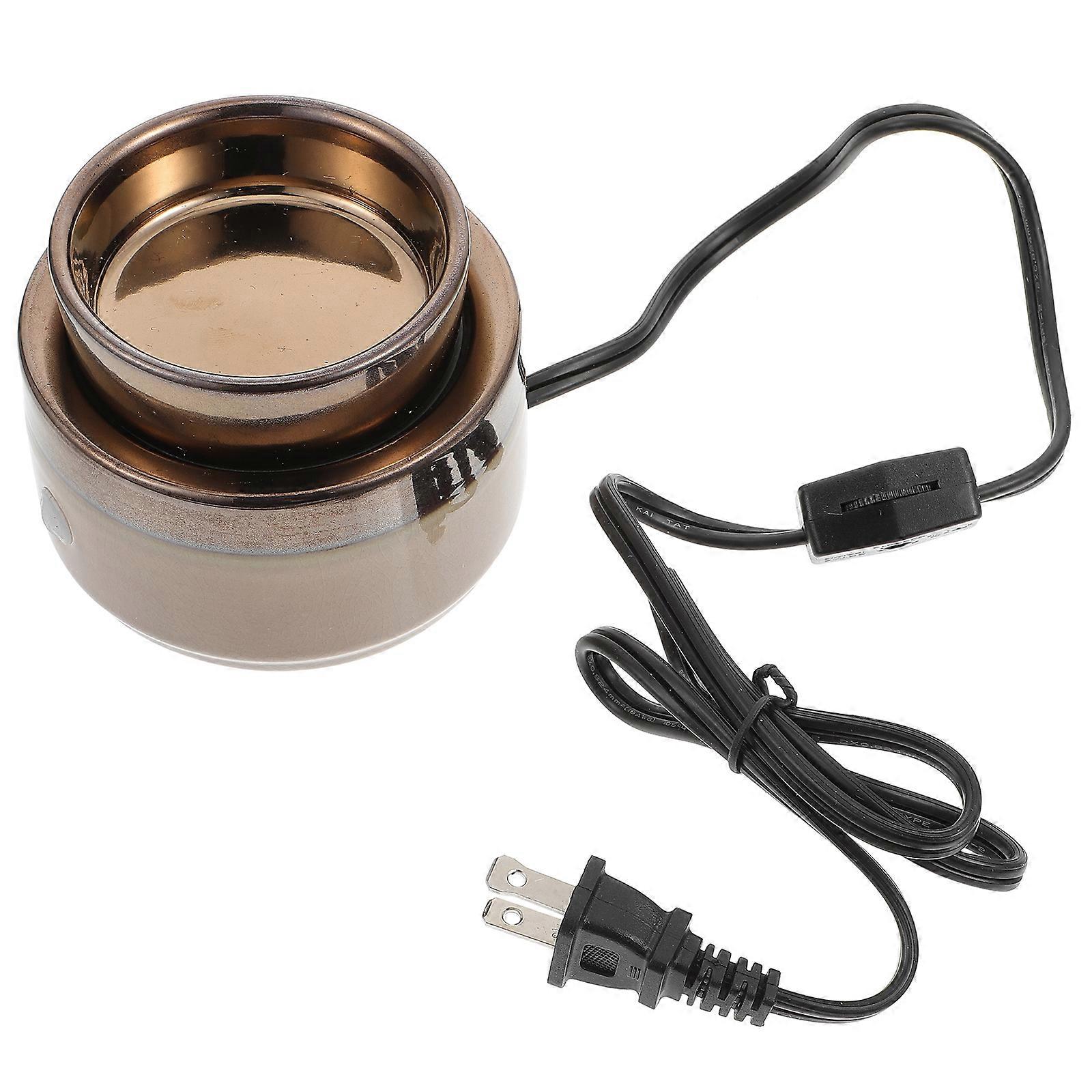 2Pcs Mini Wax Melting Machine Incense Burner Perfect For Personal Use With Design And Plug Technology