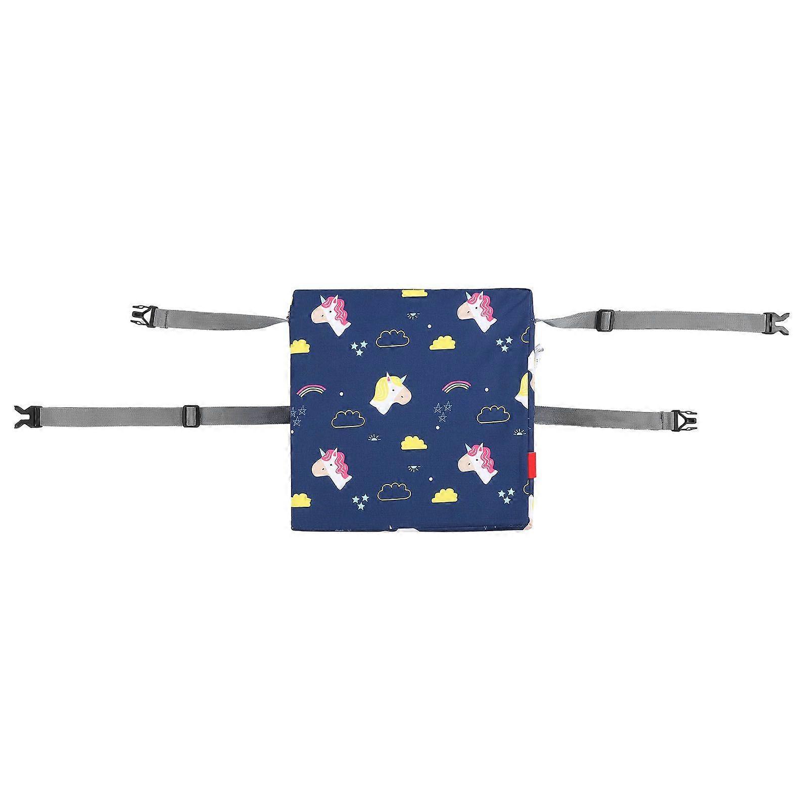 Portable Kid Baby Toddler Chair Cushion for Dining Table with 2 Adjustable Straps
