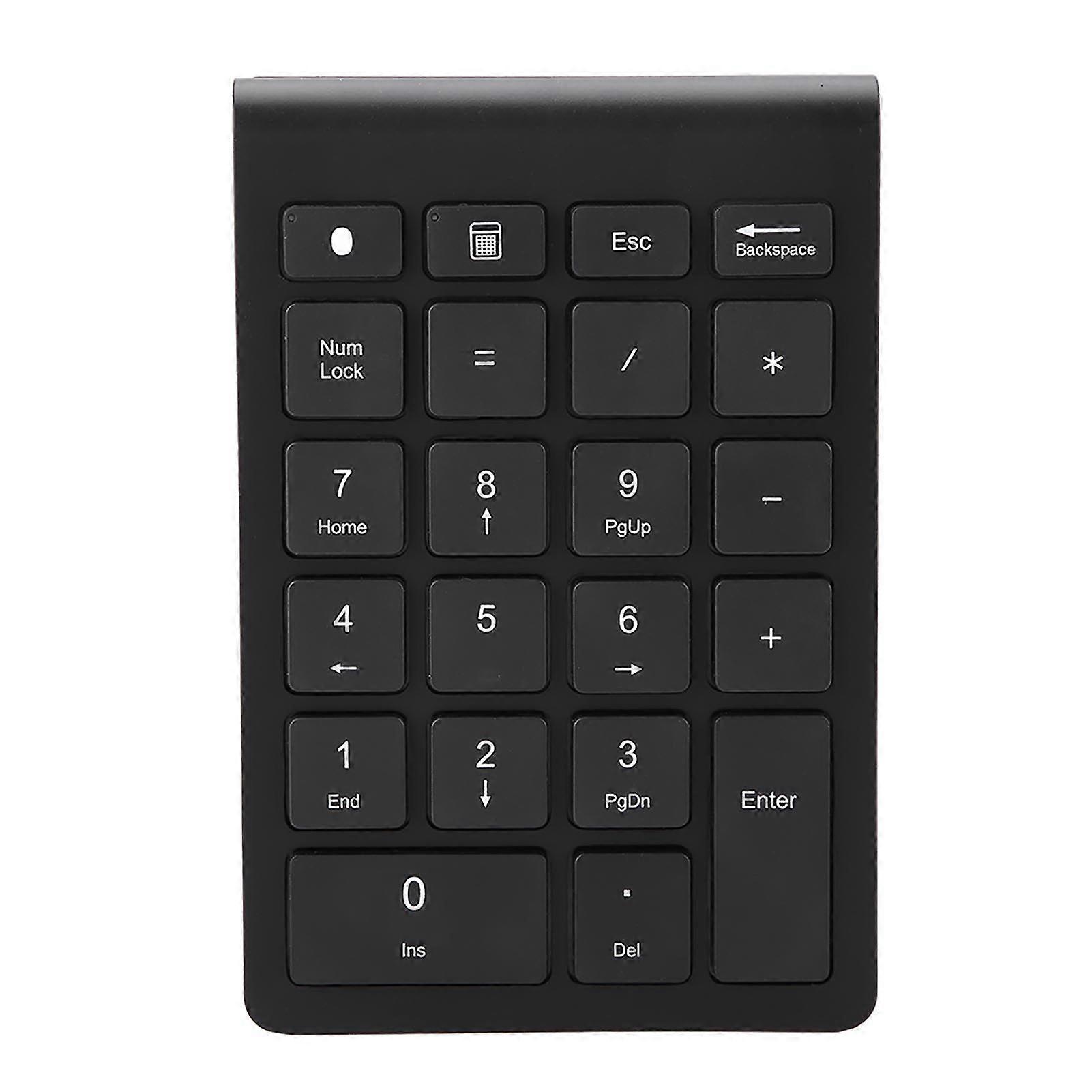 Black 22 Keys Mini Numpad Wireless Bluetooth Numeric Keypad For OS X PC