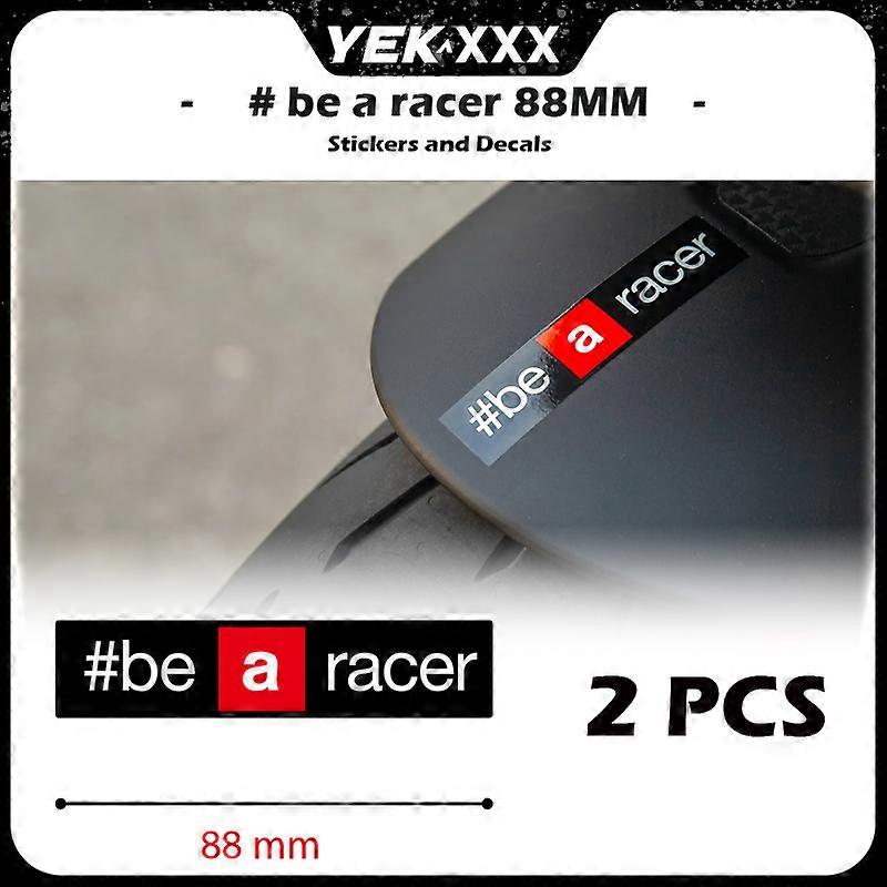 Applicable #be a racer Front Fender Sticker Decal For Aprilia RS 660 Tuono V4 RSV4 RS457 Motorcycle - Racing Design, 88mm *2