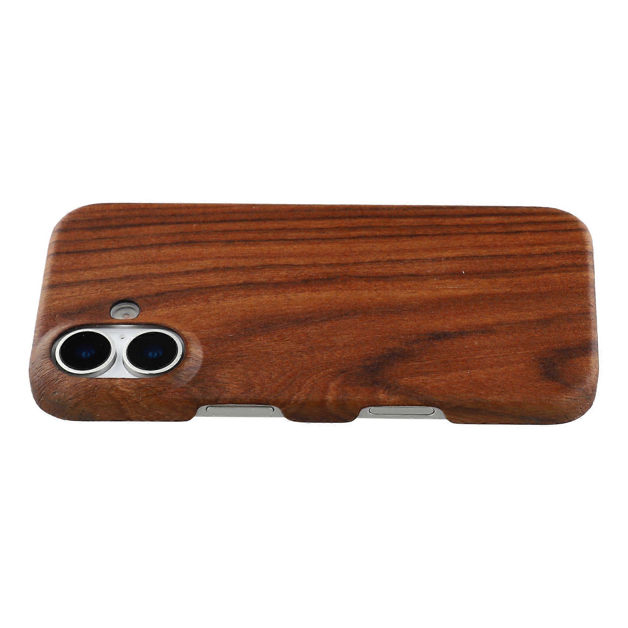 Funda protectora rígida de madera para iPhone 17