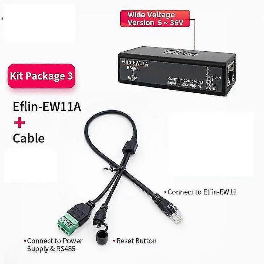 Elfin EW11A RS485 to WiFi Converter Modbus Data Transfer Module