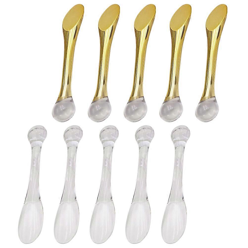 Portable Beauty Spoon 10Pcs For Makeup Tools Travel Use Compact Eye Cream Application