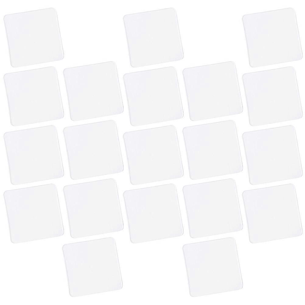 Double Sided Stickers for Home Use 20Pcs Transparent Adhesive Tape Stickers