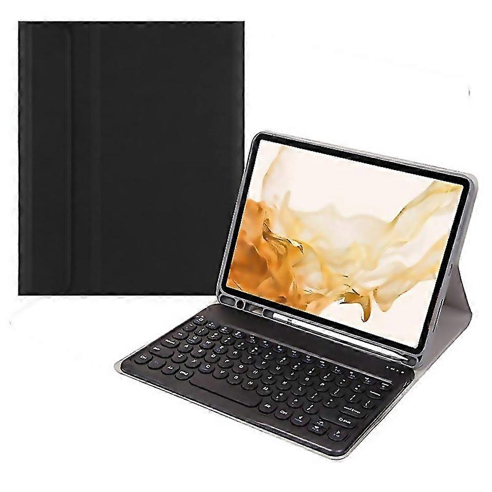 For Xiaomi Pad 6s Pro 124 2024 X3 Candy Color Round Keys Bluetooth Keyboard Leather