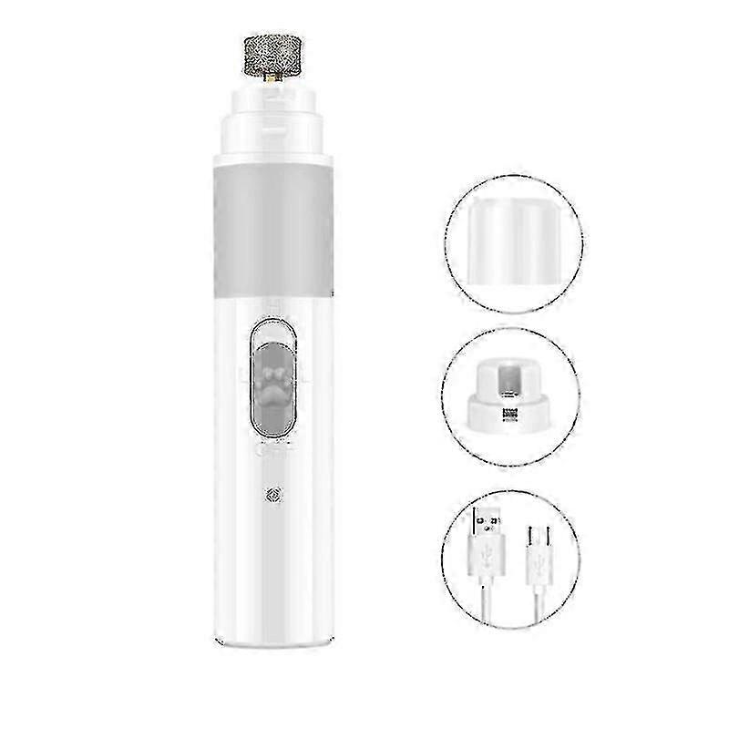 Lemmikkien kynsien hiomakone - Erinomainen sähköinen käpäläleikkuri timanttiterällä, ladattava ja kannettava, hellävarainen, kivuton, käpälät trimmaava ja muotoileva