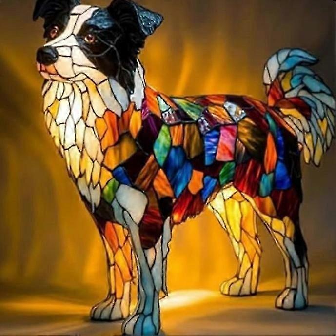 Border Collie lamba ev masaüstü dekorasyonu