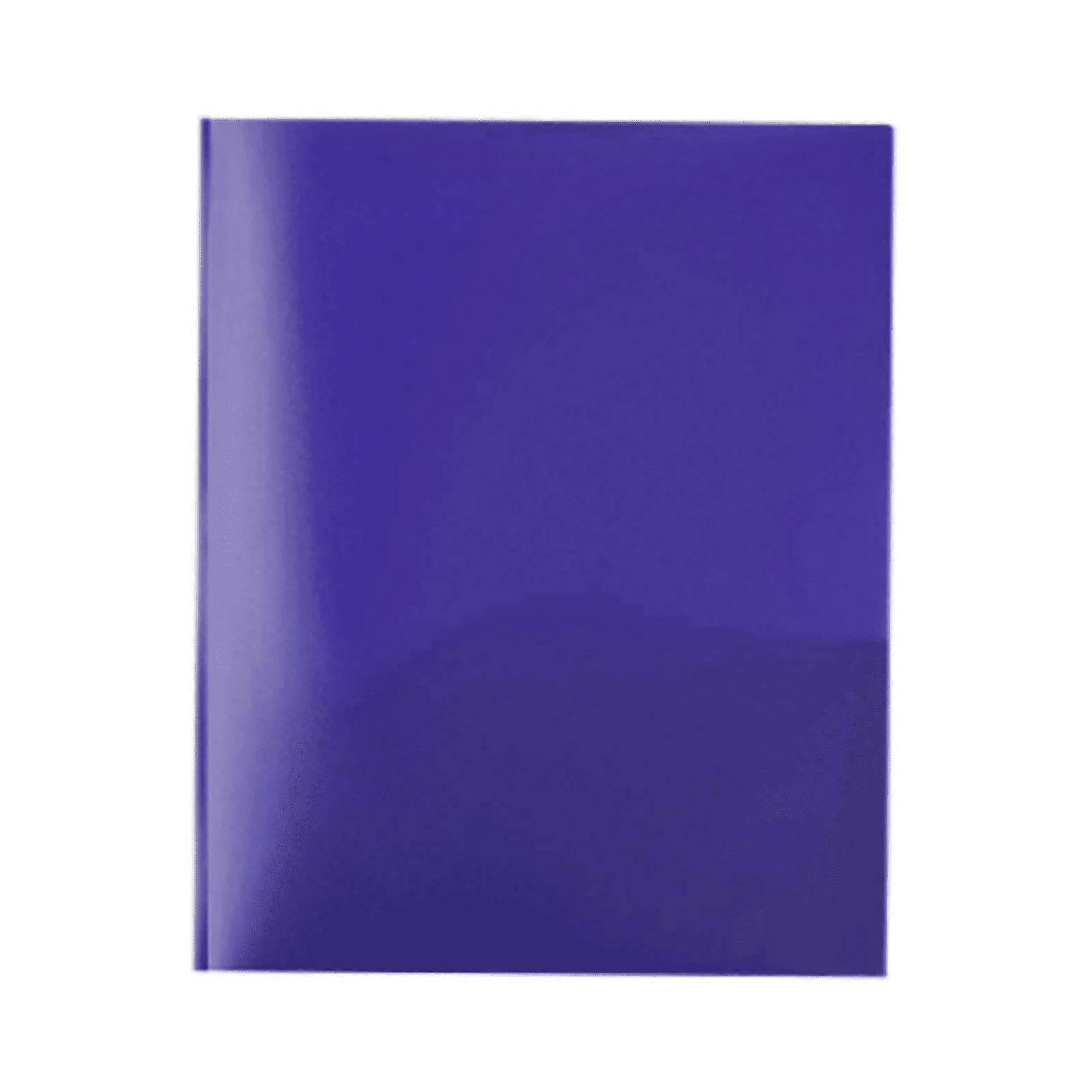 WRXMIJNHGSA Two Pocket Folder Three Hole Punch Prong Fasteners Letter Size Extra Tough Folders Assorted Colors