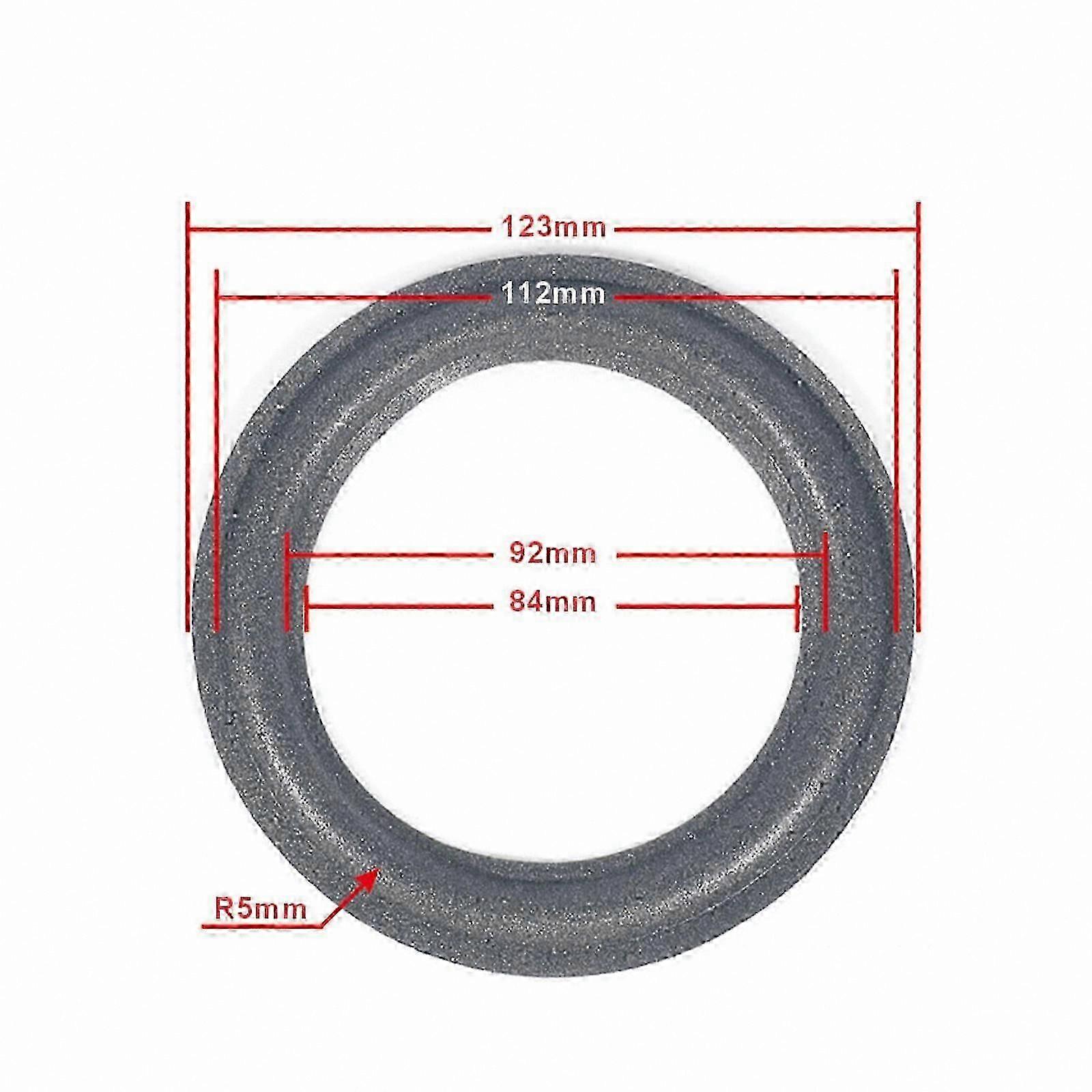 Speaker Foam Surround for 4-12 Inch Subwoofers, Enhance Sound Quality, Compatible with Portable o Devices