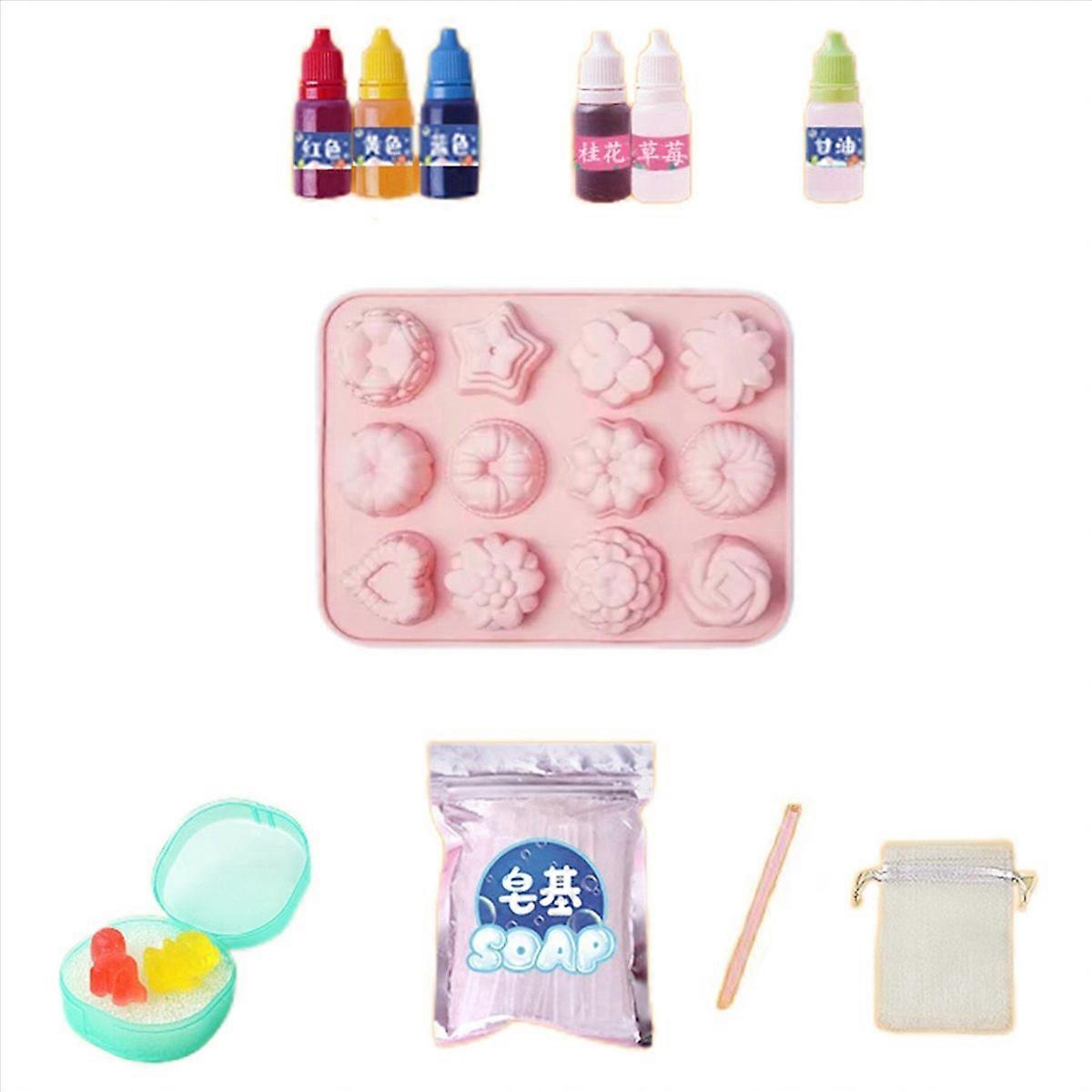 DIY Handmade Soap Crystal Soap Plant Soap Making Kit